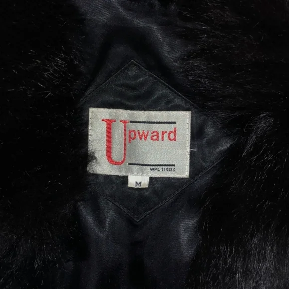 Black 100% Rabbit fur jacket - Picture 3 of 3